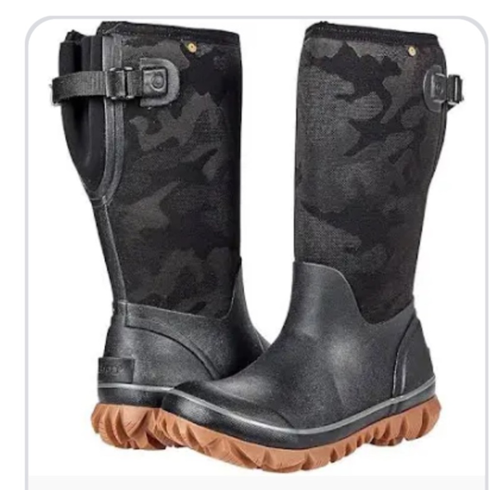Bogs Whiteout Tonal Camo Adjustable Calf Boots – Women’s 7